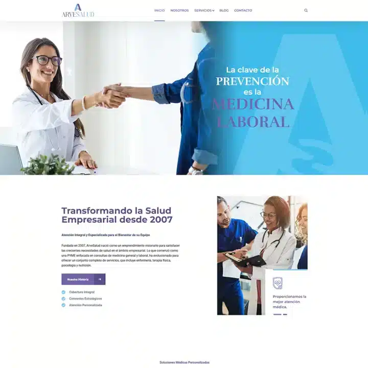 Arve Salud - Marketing digital para empresas de servicios de salud en Costa Rica