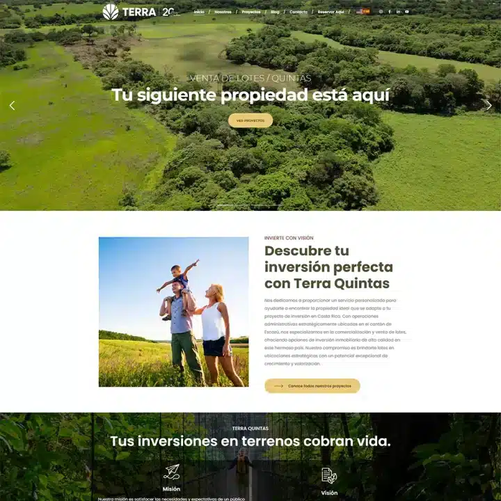 Terra - Marketing digital para empresas inmobiliarias en Costa Rica