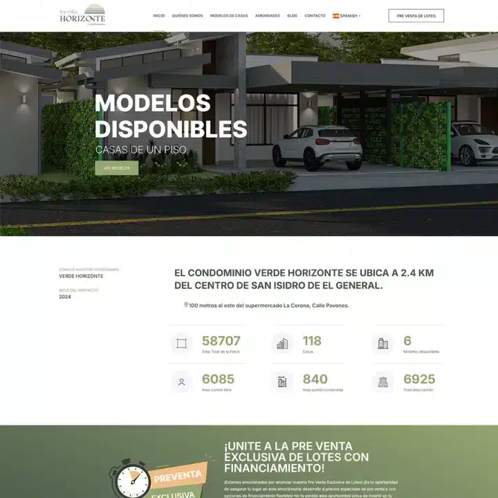 Verde Horizonte - Marketing digital para empresas de bienes raíces en Costa Rica