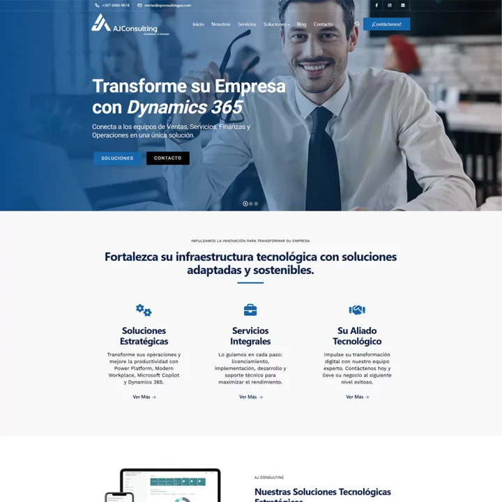 Marketing digital para proveedores de software empresarial en Panamá - AJ Consulting